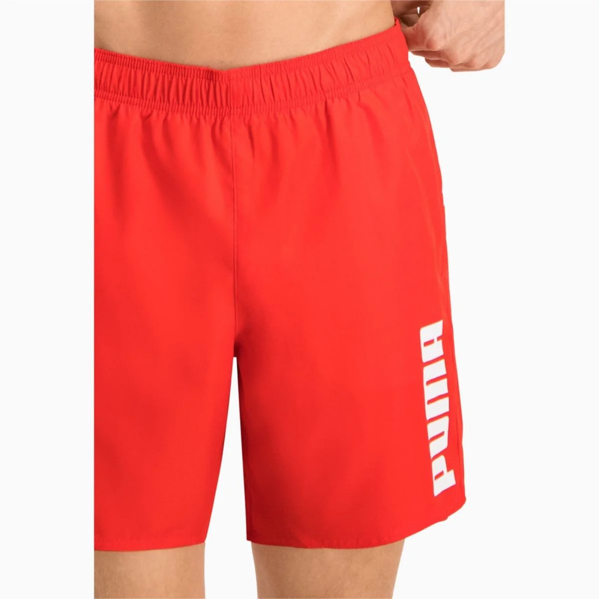 Costume da bagno rosso da uomo Puma Swim Mid - Image 3