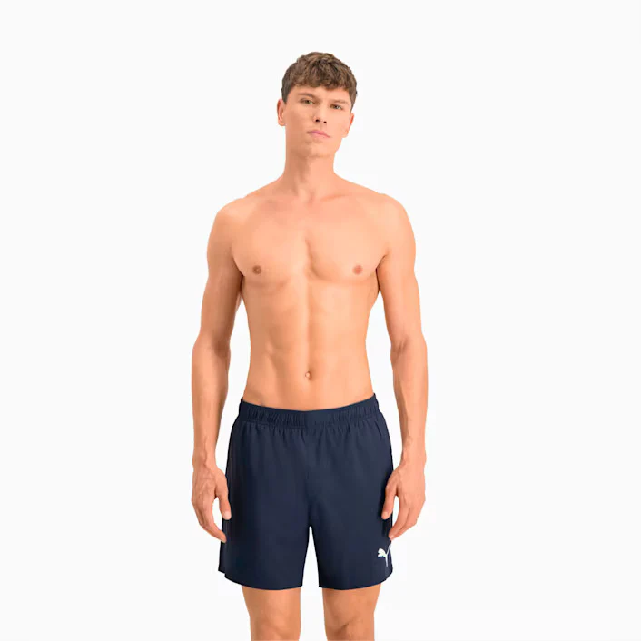 Costume da bagno uomo blu navy con logo Puma - Image 3