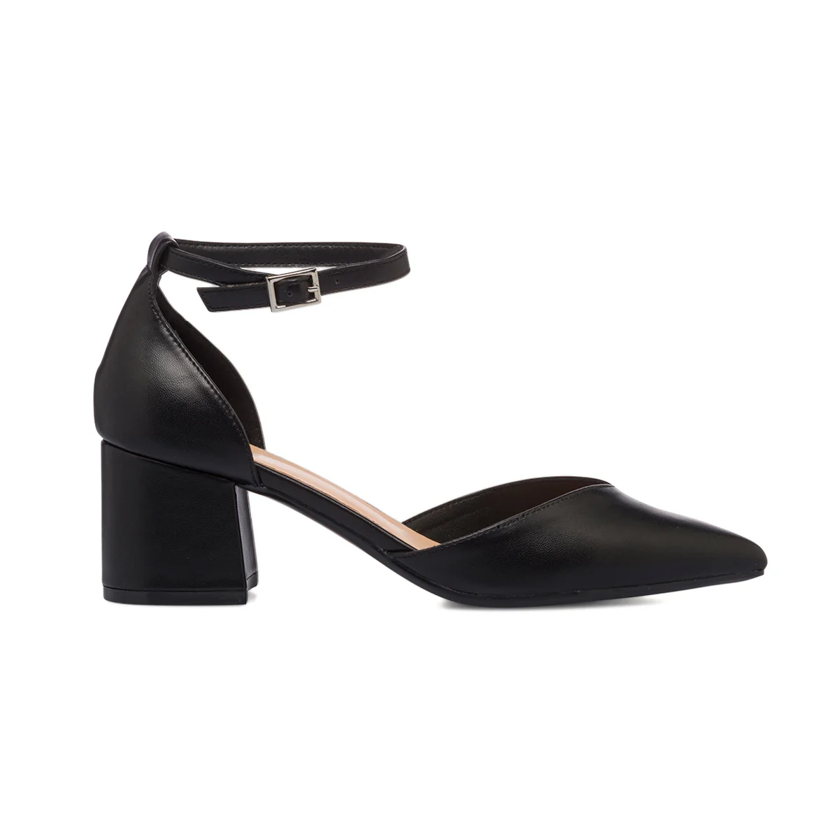 Décolleté Mary Jane nere con tacco a blocco 6 cm Lora Ferres