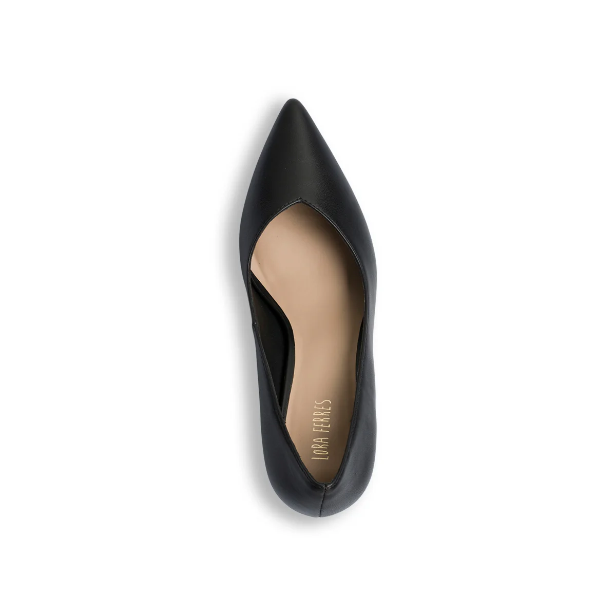 Décolleté nere con tacco a campana 8 cm Lora Ferres - Image 5