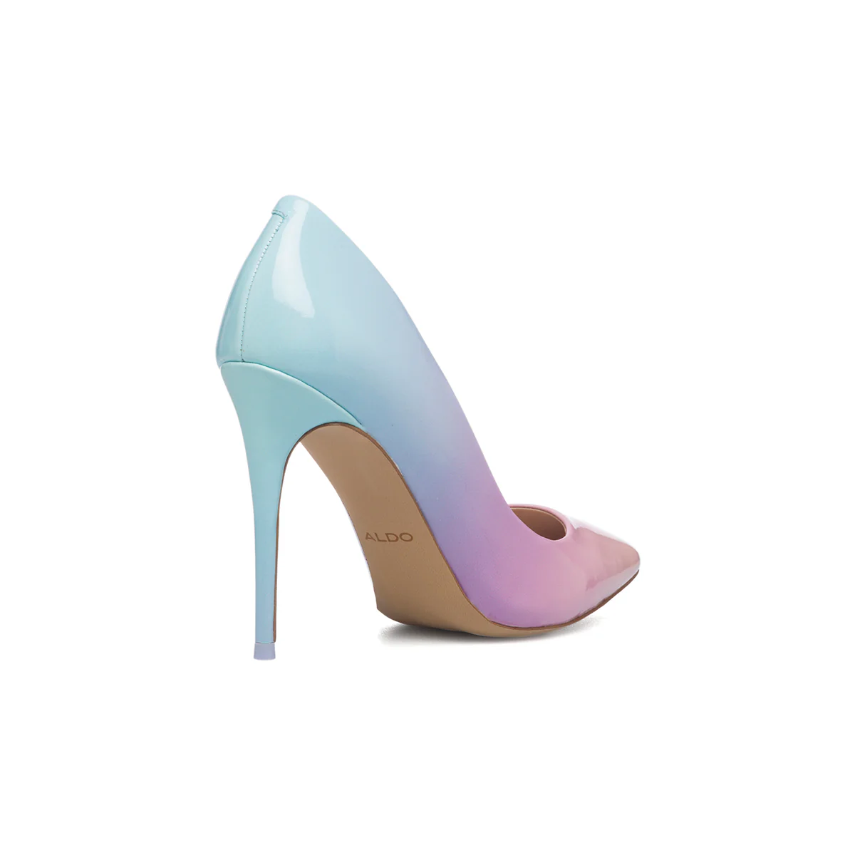 Décolleté azzurre e rosa effetto vernice con tacco 10 cm ALDO Stessy - Image 3