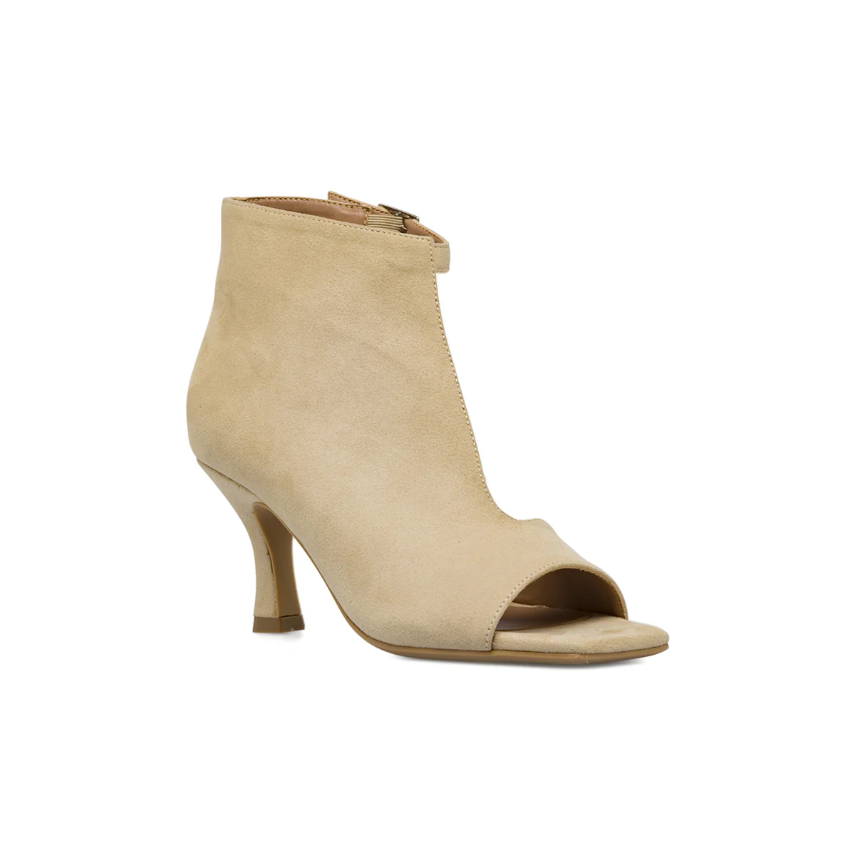 Décolleté Beige da Donna effetto scamosciato con tacco 8 cm Lora Ferres - Image 2
