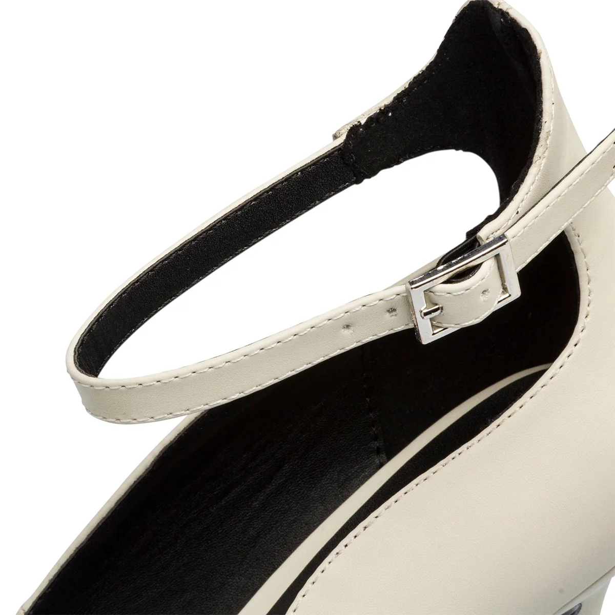 Décolleté bianche off-white con cinturino e tacco a stiletto 9 cm Lora Ferres - Image 6
