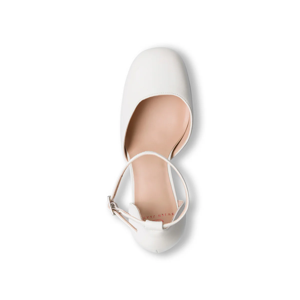 Décolleté bianche con plateau e cinturino Swish Jeans - Image 5