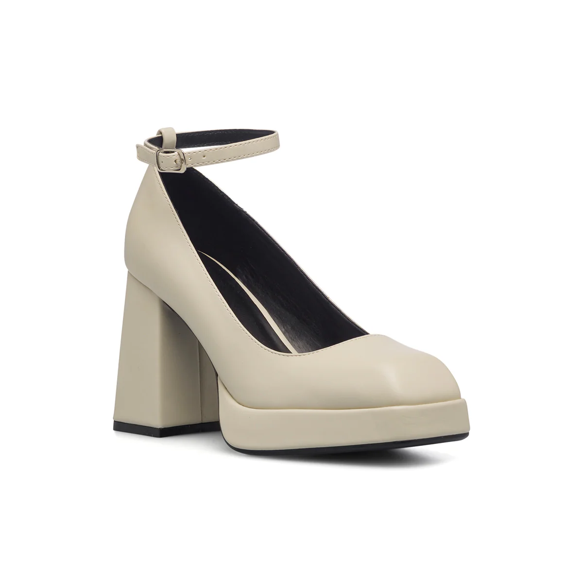 Décolleté bianche con punta squadrata e tacco a blocco 9 cm Swish Jeans - Image 12