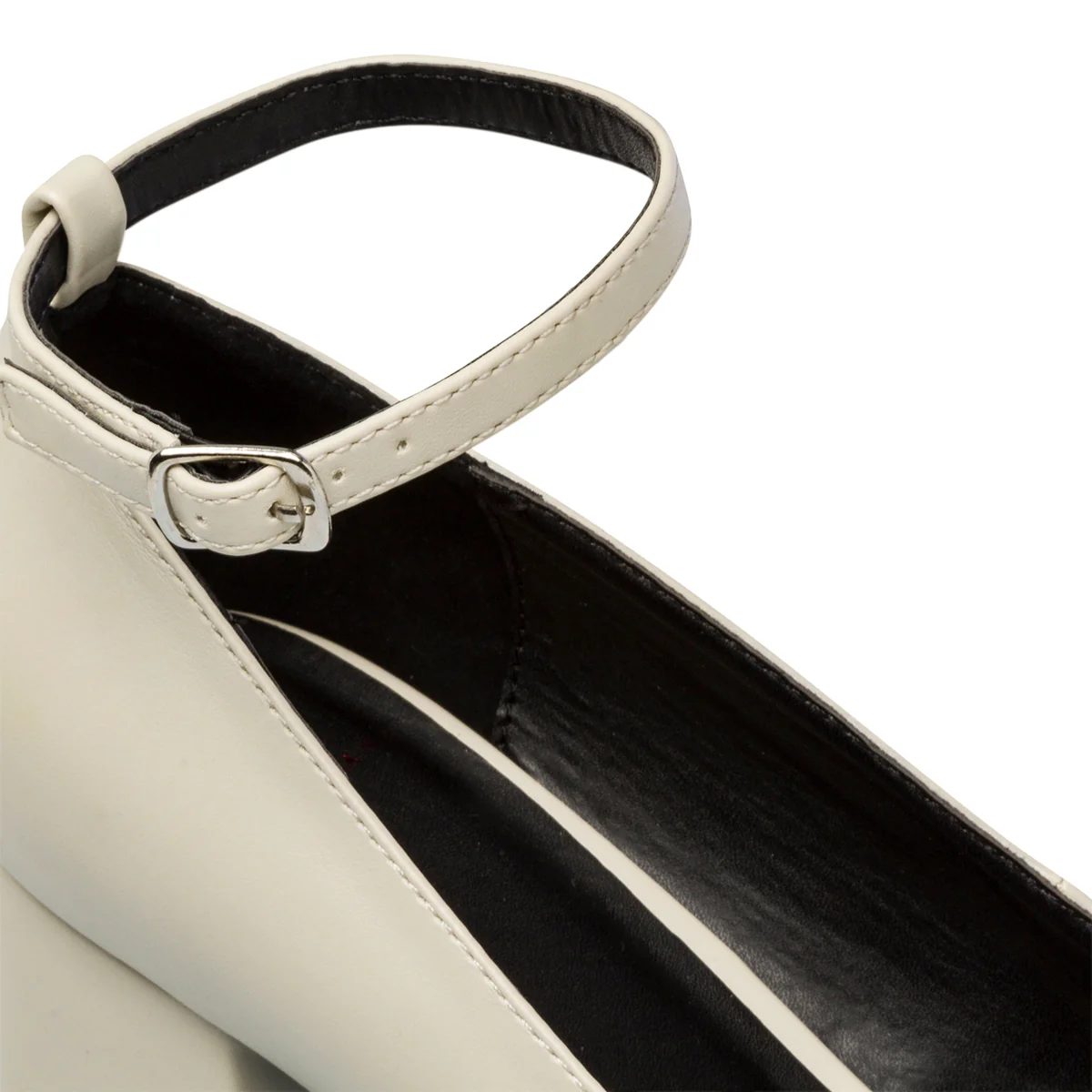 Décolleté bianche con punta squadrata e tacco a blocco 9 cm Swish Jeans - Image 16