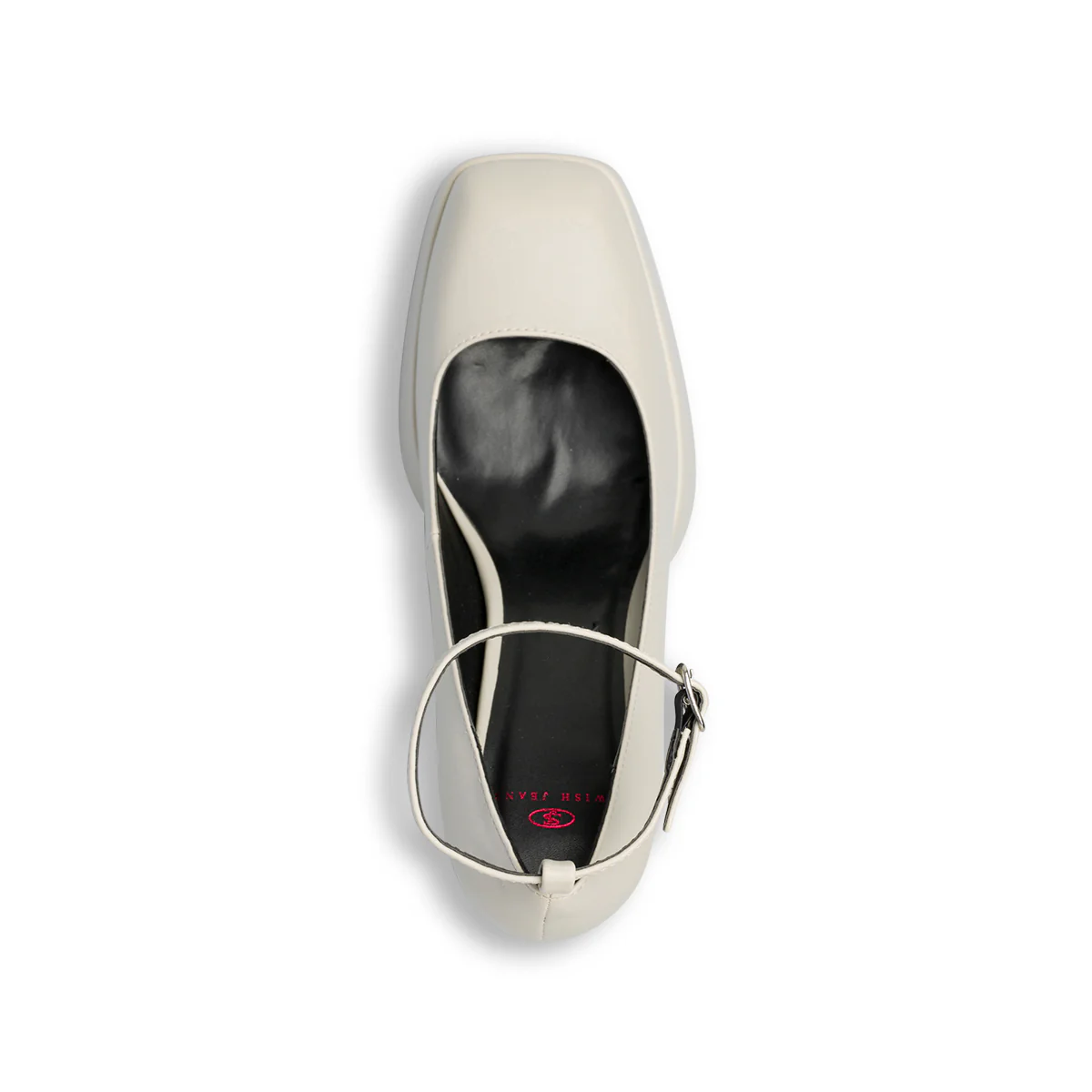 Décolleté bianche con punta squadrata e tacco a blocco 9 cm Swish Jeans - Image 18
