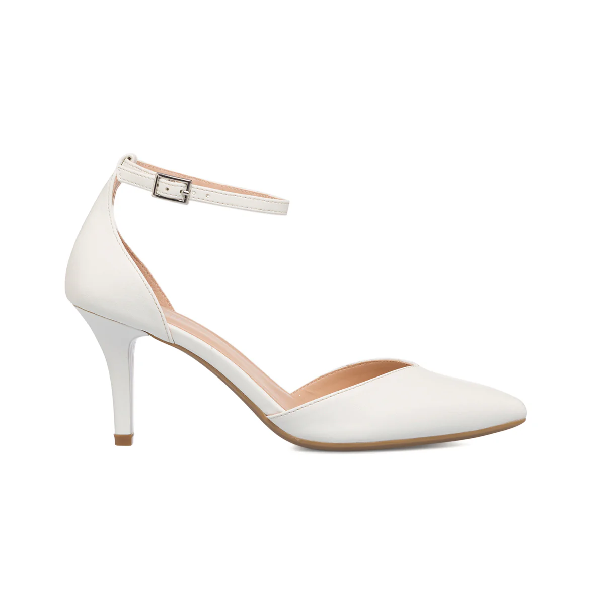 Décolleté bianche con tacco a stiletto 7 cm Lora Ferres