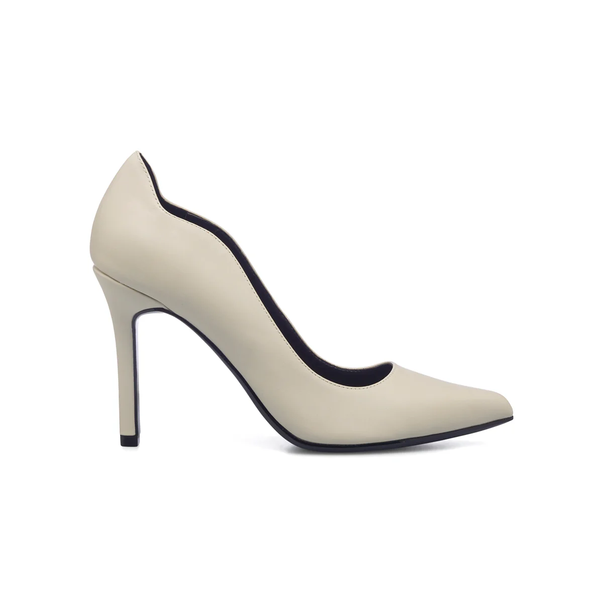 Décolleté bianche con tacco a stiletto 9 cm Lora Ferres - Image 12