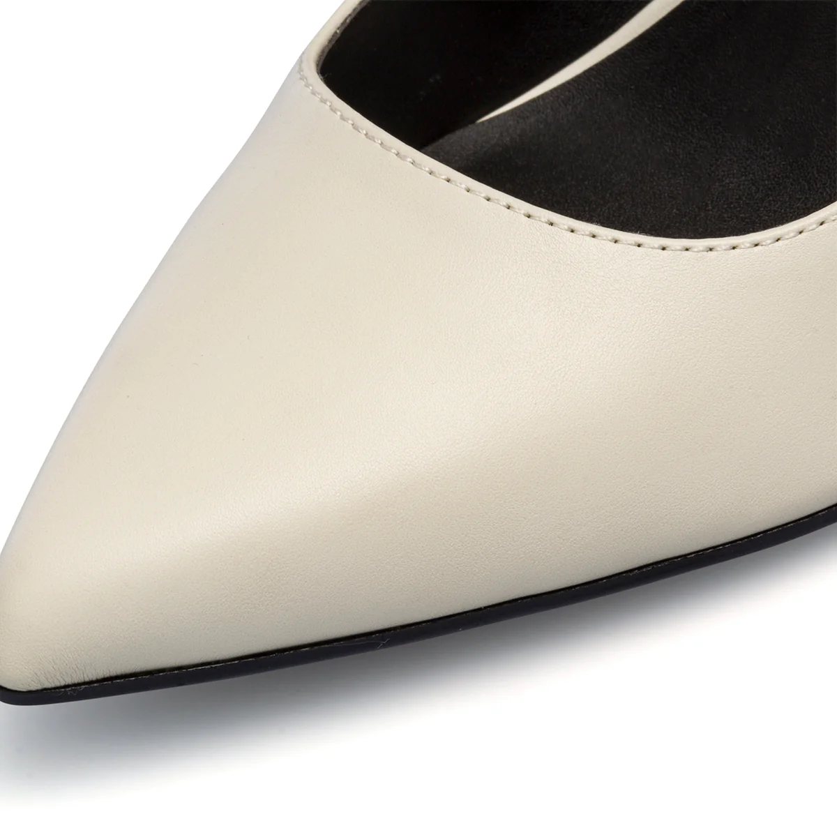 Décolleté bianche con tacco a stiletto 9 cm Lora Ferres - Image 16