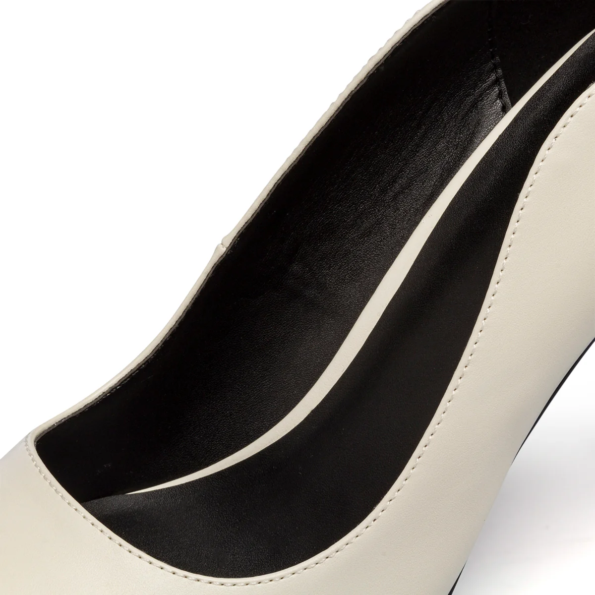 Décolleté bianche con tacco a stiletto 9 cm Lora Ferres - Image 17