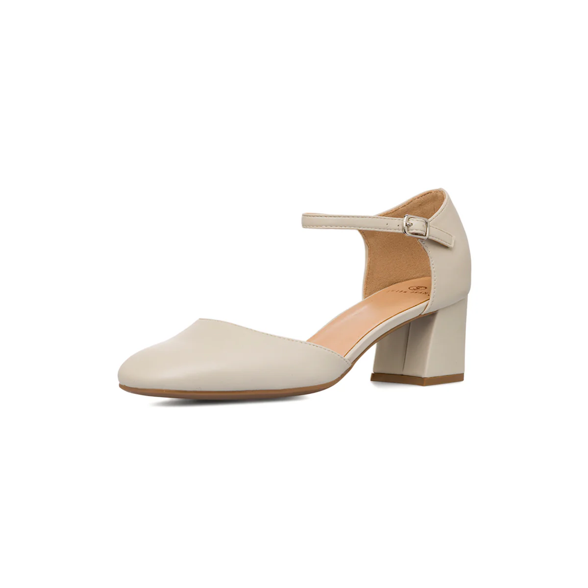 Décolleté bianche off-white da Donna con cinturino alla caviglia e tacco 5,5  cm Swish Jeans - Image 2