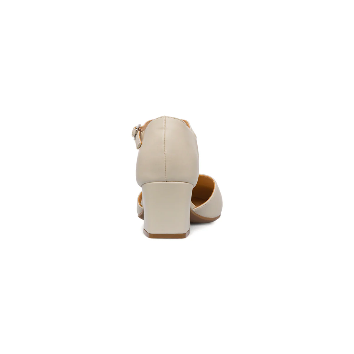Décolleté bianche off-white da Donna con cinturino alla caviglia e tacco 5,5  cm Swish Jeans - Image 4