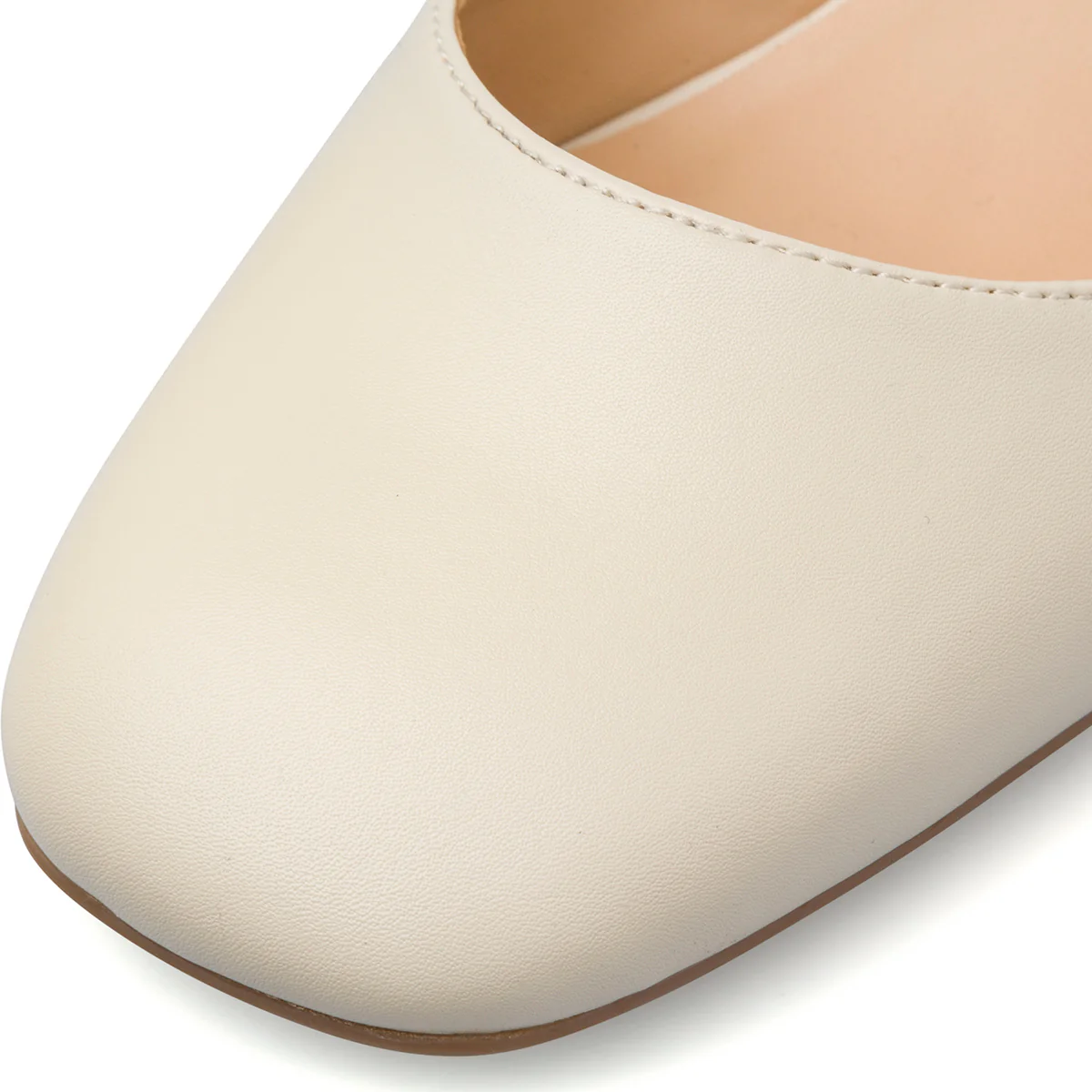 Décolleté bianche off-white da Donna con cinturino alla caviglia e tacco 5,5  cm Swish Jeans - Image 5