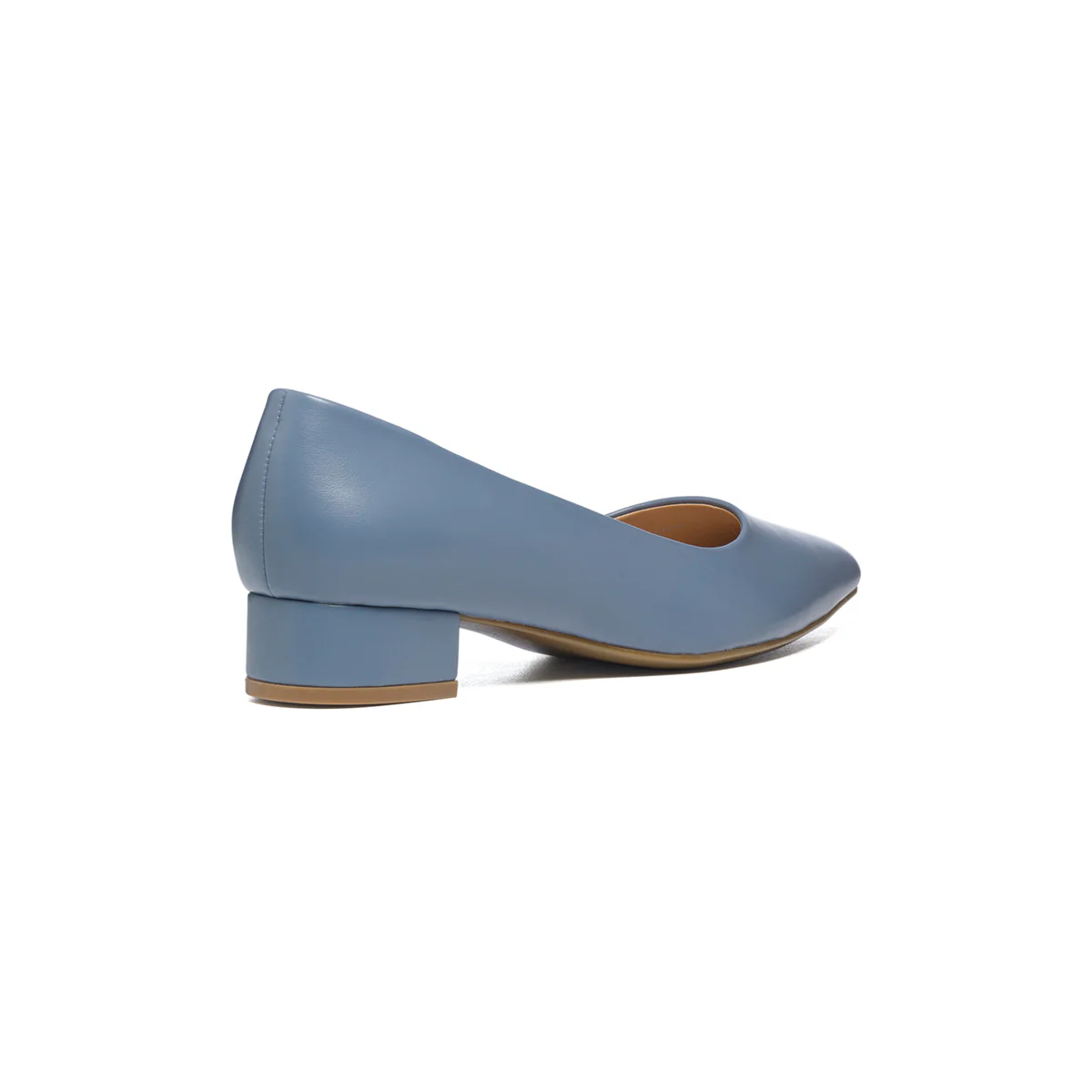 Décolleté azzurre con punta sfilata e tacco 3 cm Lora Ferres - Image 3