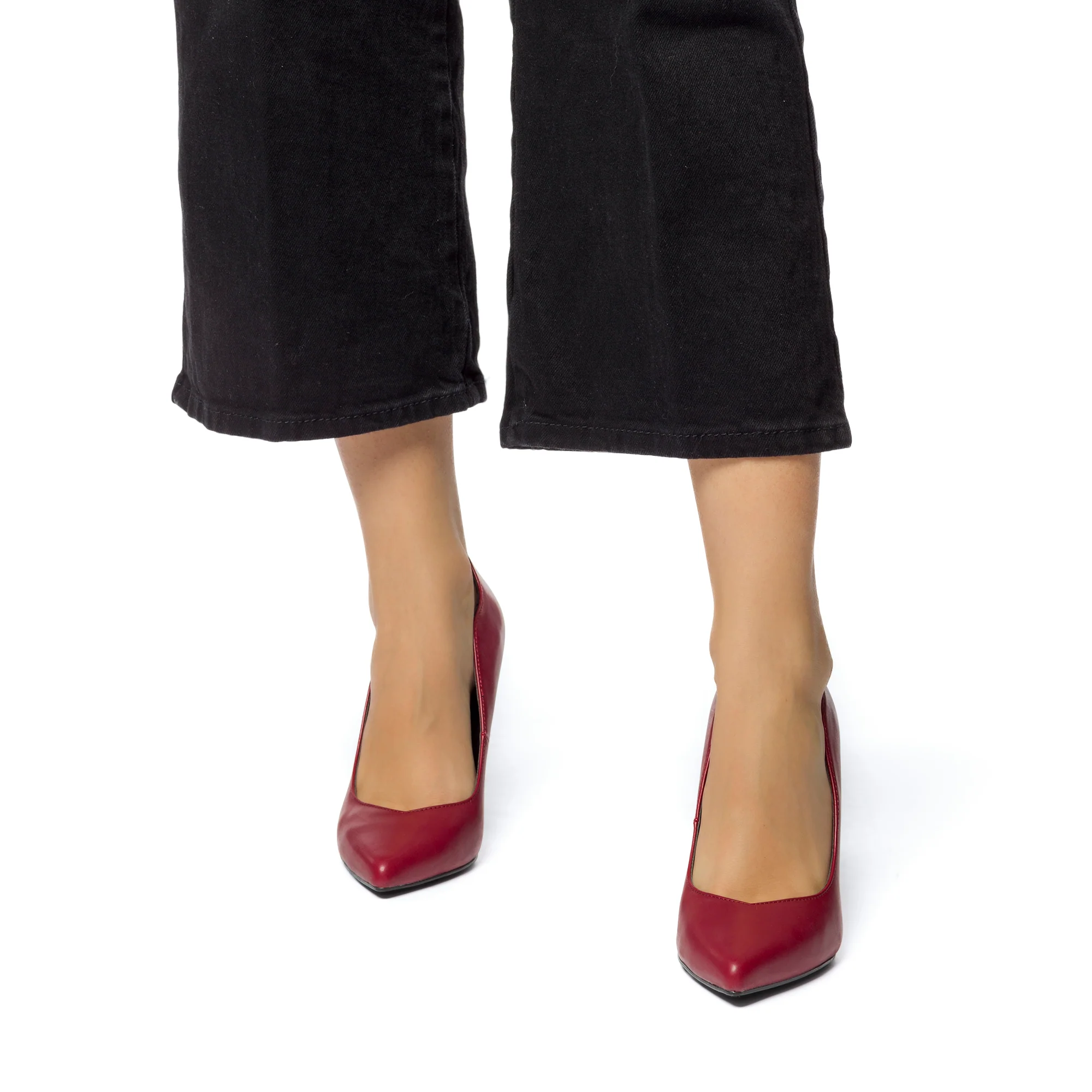 Décolleté bordeaux con tacco a spillo 10 cm Lora Ferres - Image 2