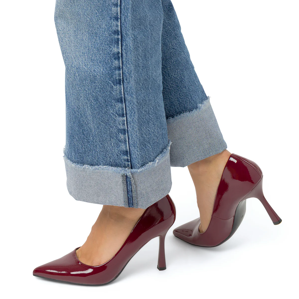 Décolleté bordeaux da Donna con tacco a stiletto 9 cm Lora Ferres