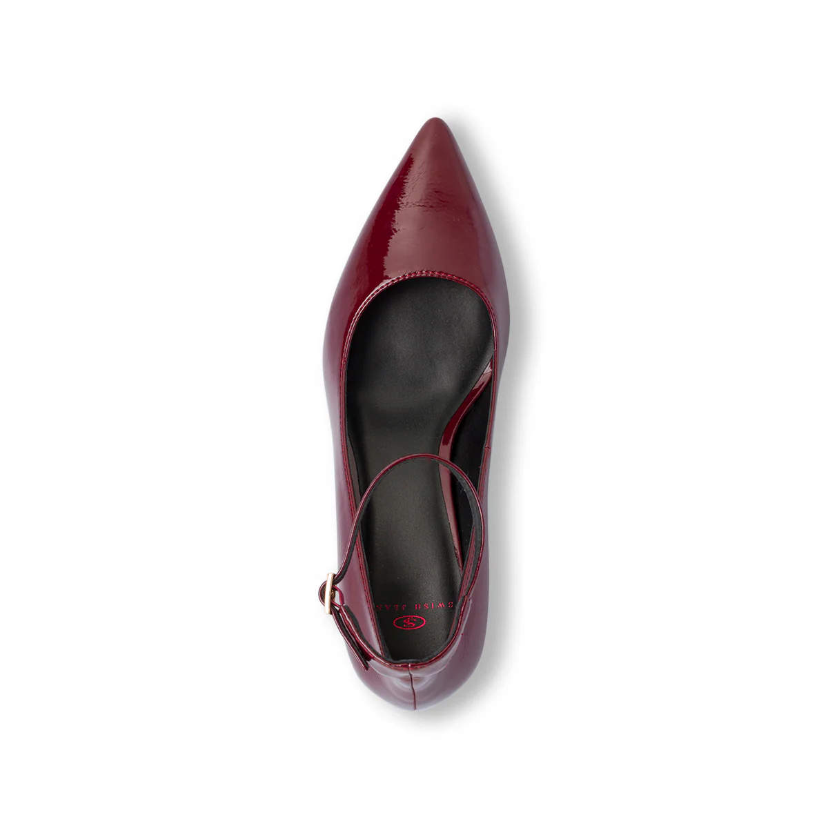 Décolleté bordeaux da Donna effetto lucido con tacco 6 Swish Jeans - Image 5