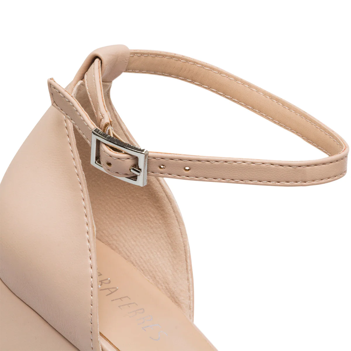 Décolleté color nude con cinturino e tacco 6 cm Lora Ferres - Image 10