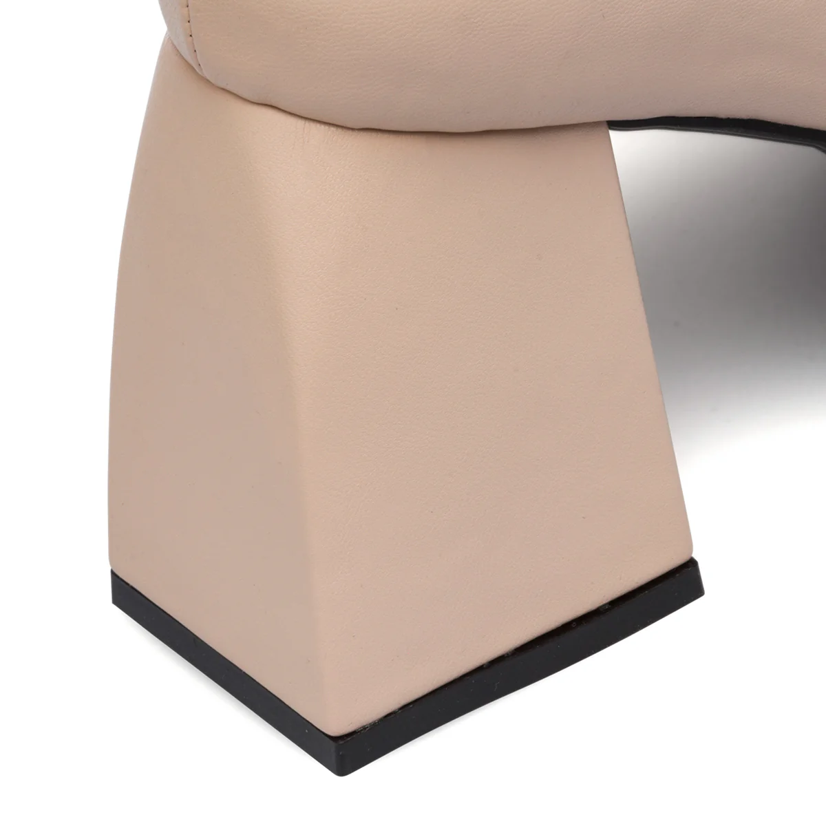 Décolleté color nude con tacco quadrato 8 cm Lora Ferres - Image 7