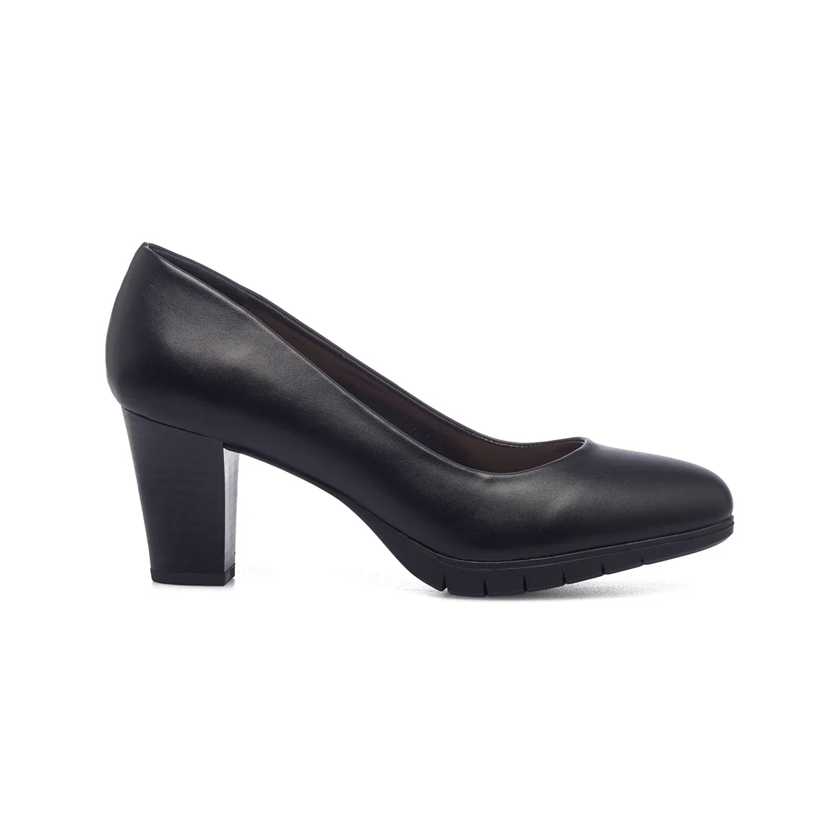 Décolleté comfort nere con tacco 6,5 cm P Soft - Image 7