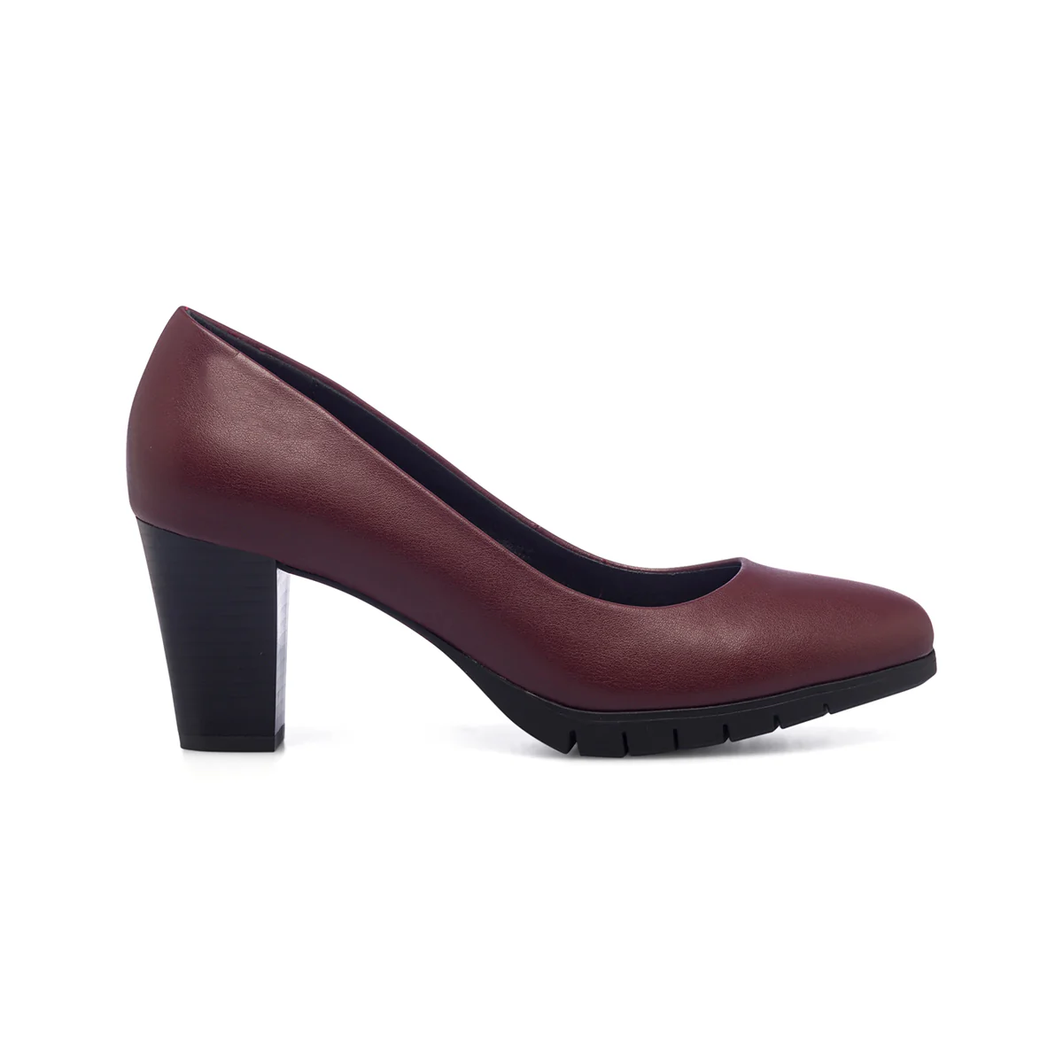Décolleté comfort rosso scuro con tacco 6,5 cm P Soft - Image 10