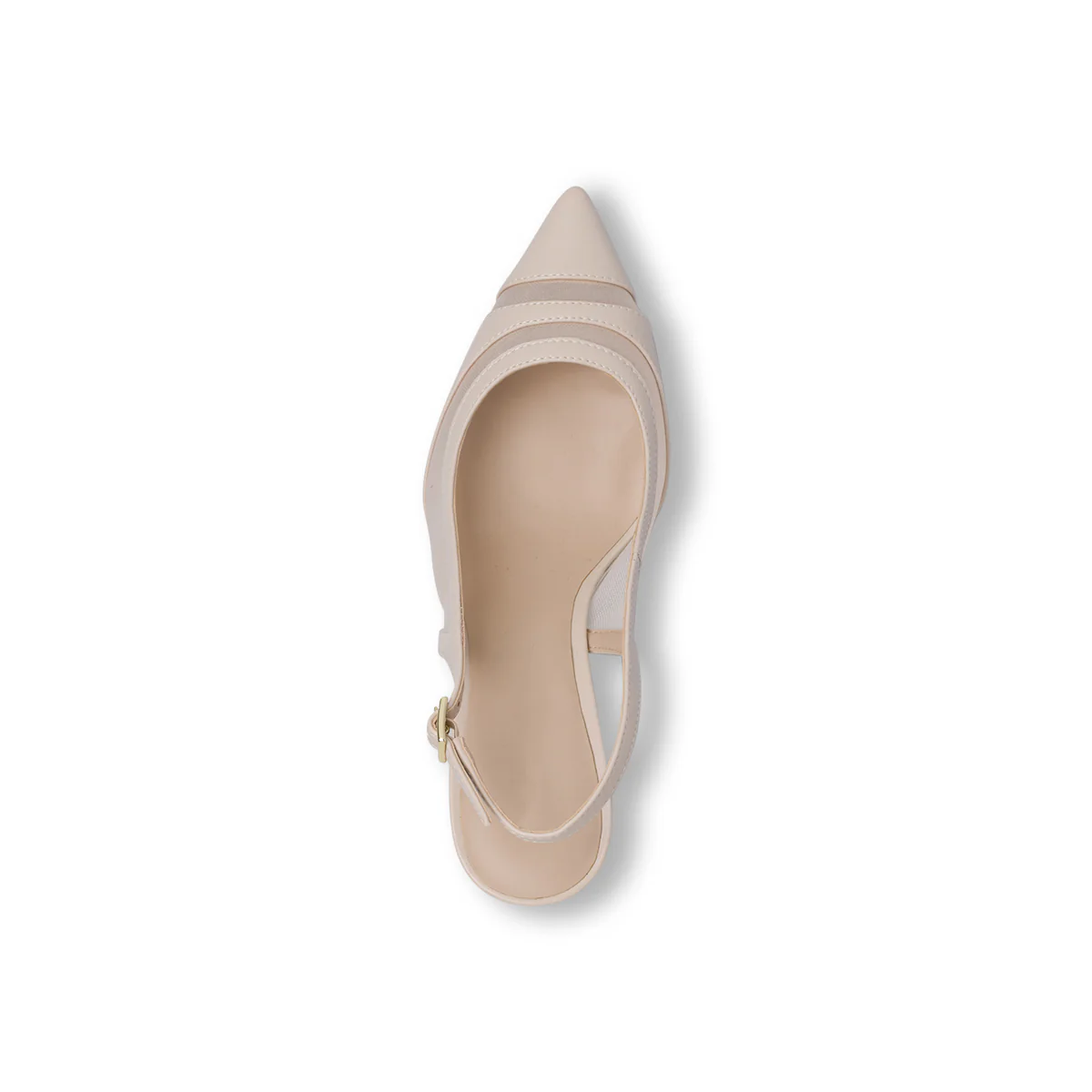 Décolleté da donna beige in mesh con tacco 9 cm Swish Jeans - Image 5