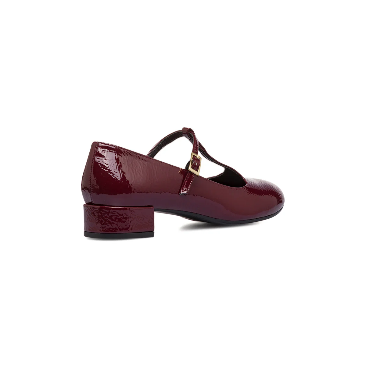 Décolleté da donna bordeaux effetto lucido Lora Ferres con tacco 3 cm - Image 6