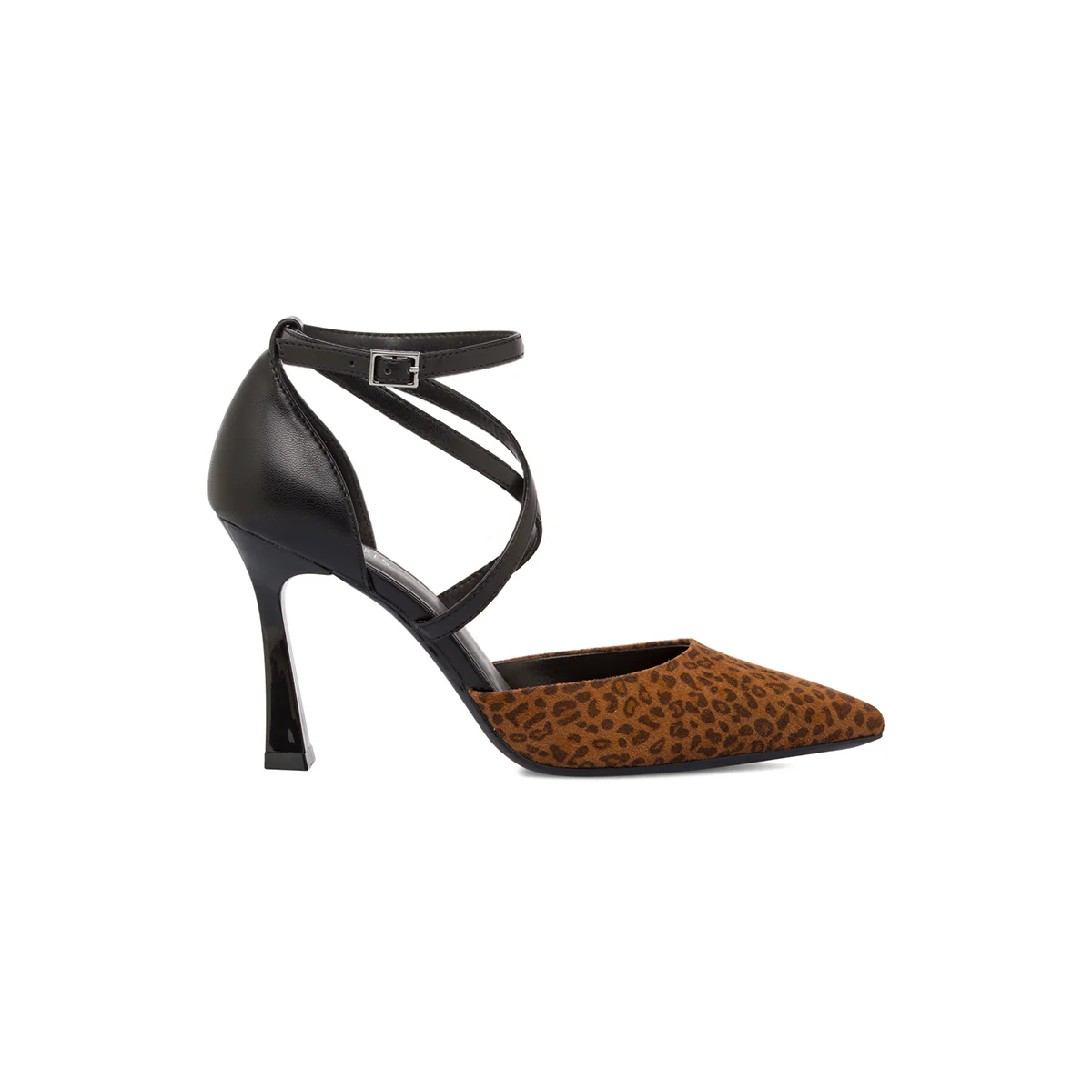 Décolleté Donna con tacco 9 e stampa animalier leopardata Lora Ferres