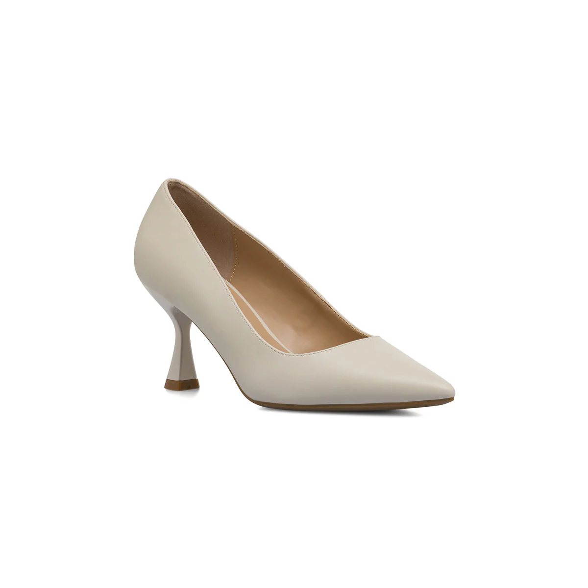 Décolleté da donna Lora Ferres bianco off-white con tacco 7,5 cm - Image 2