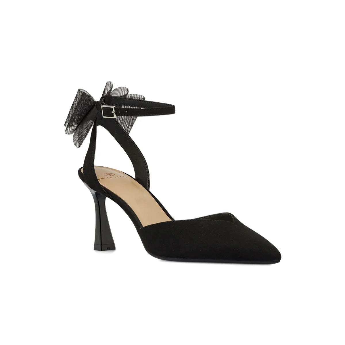 Décolleté da donna nere con tacco 8 cm e fiocco in tulle Swish Jeans - Image 2