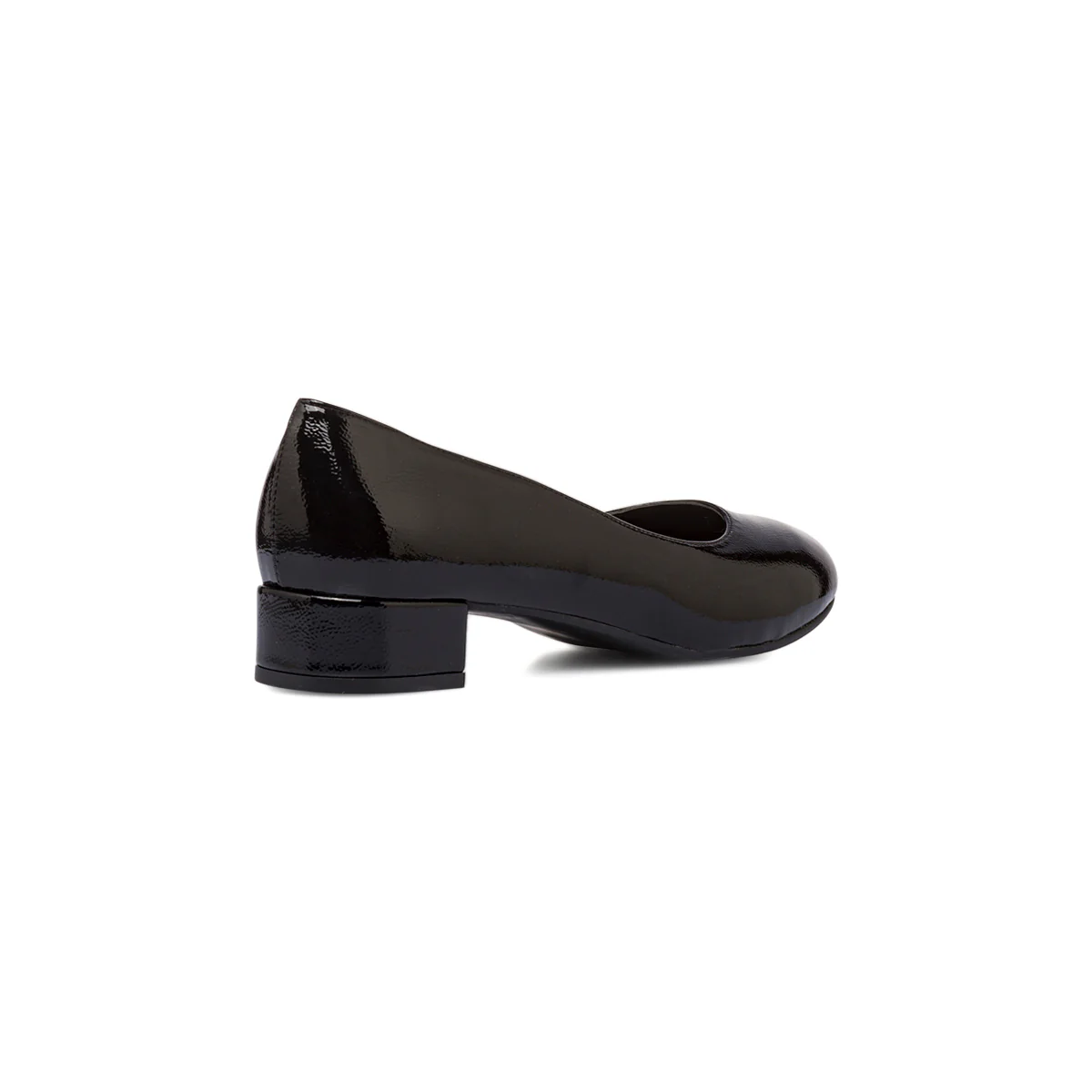 Décolleté da donna nere effetto lucido Lora Ferres con tacco 3 cm - Image 3