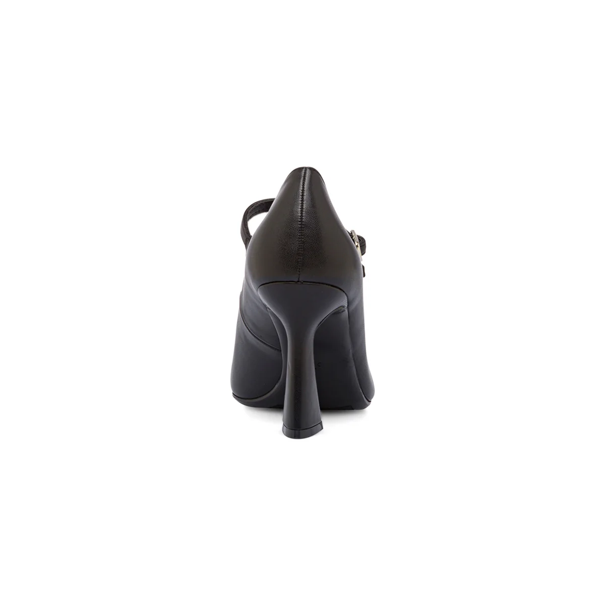 Décolleté Mary Jane da donna nere Lora Ferres con tacco campana 9 cm e cinturino alla caviglia - Image 7