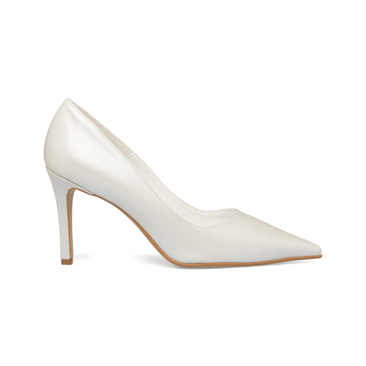 Décolleté da sposa bianco perla con tacco 9 cm - Image 13
