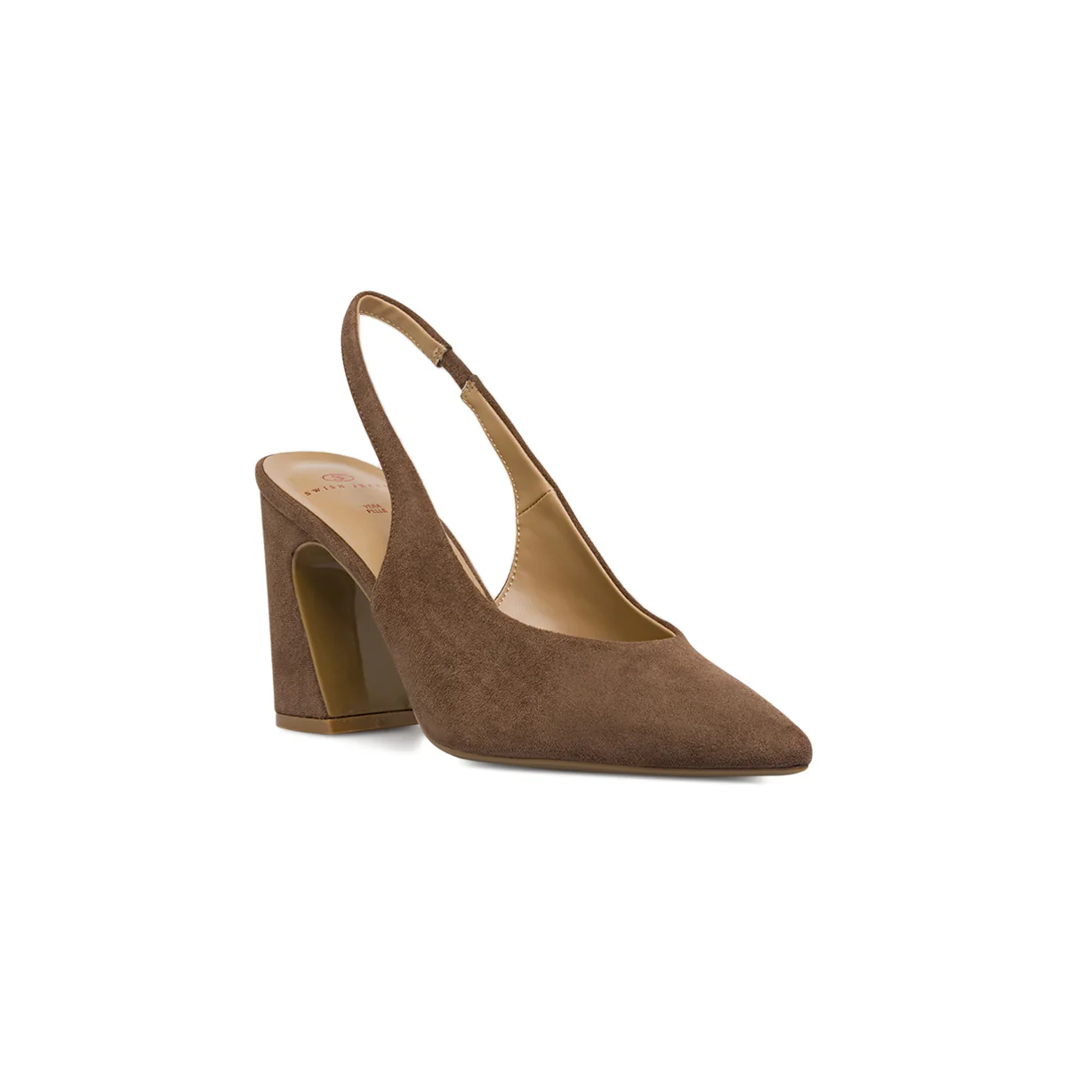 Décolleté Donna Marroni con tacco a campana 9 cm Swish Jeans - Image 3