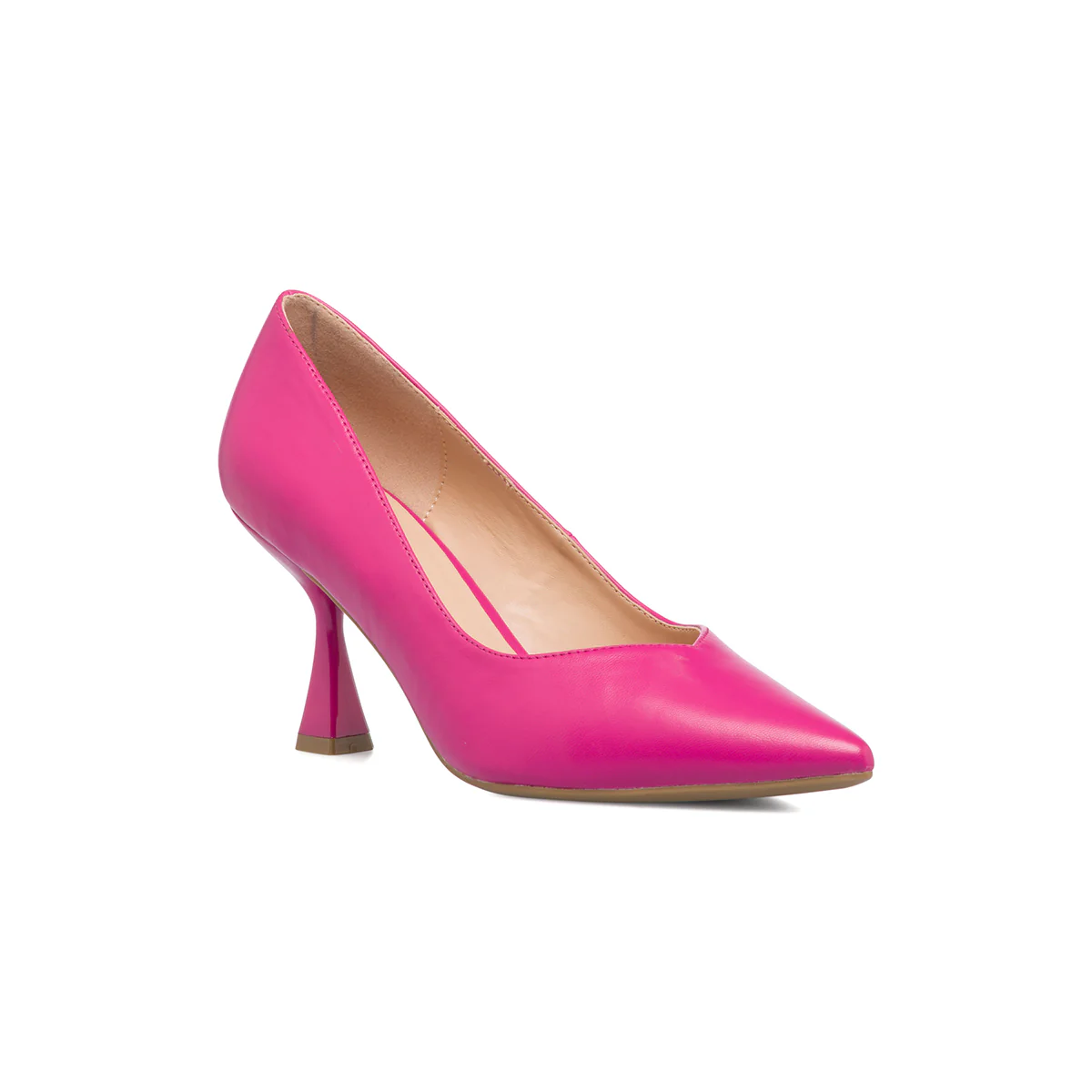 Décolleté fucsia con tacco a rocchetto 7 cm Lora Ferres - Image 5