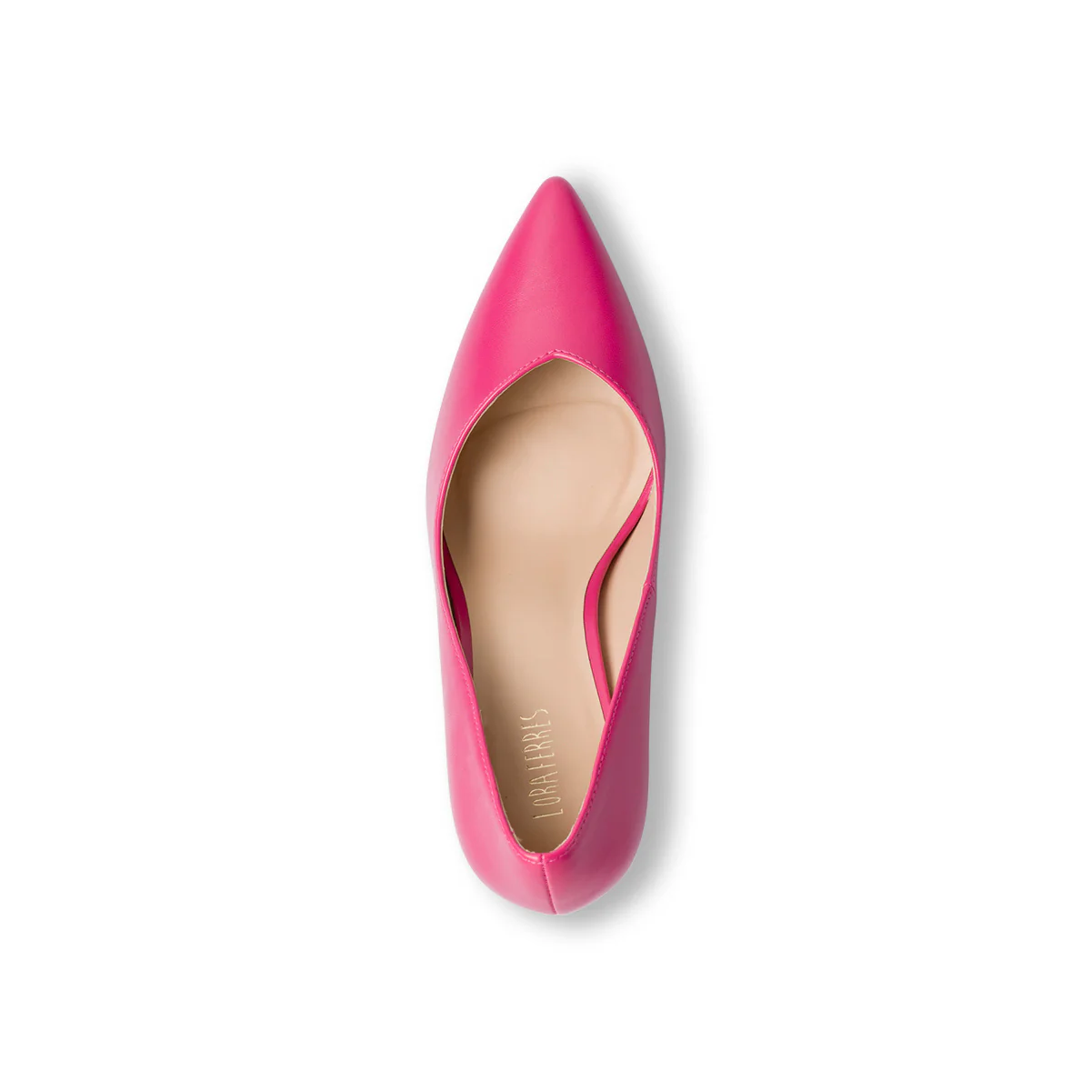 Décolleté fucsia con tacco a stiletto 9 cm Lora Ferres - Image 5