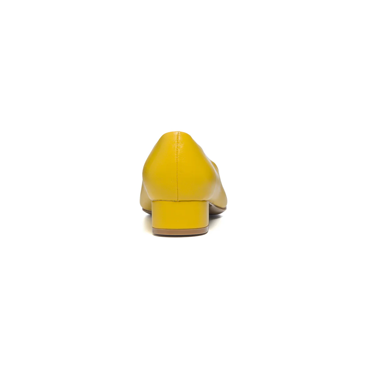 Décolleté gialle con punta sfilata e tacco 3 cm Lora Ferres - Image 4