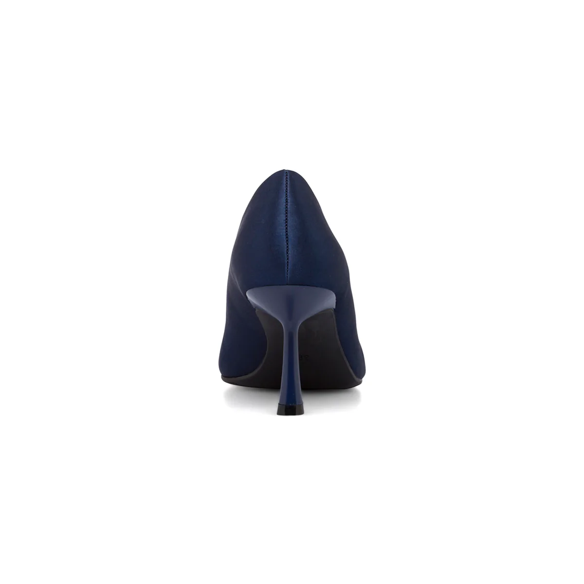 Décolleté gioiello blu in raso con perline e tacco 7 cm Romeo Gigli Milano - Image 4