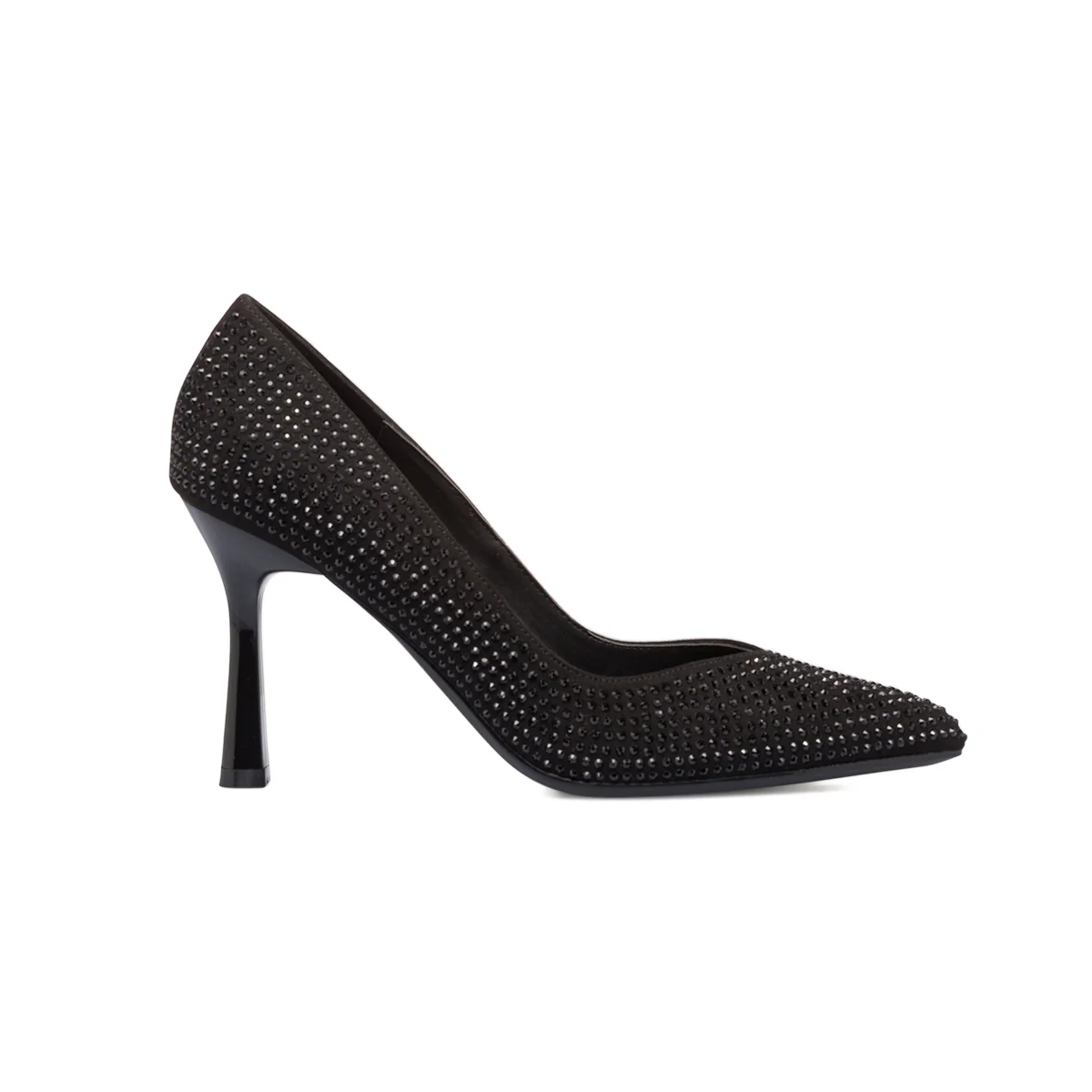 Décolleté gioiello in microfibra con tacco a stiletto 9 cm Lora Ferres - Image 4