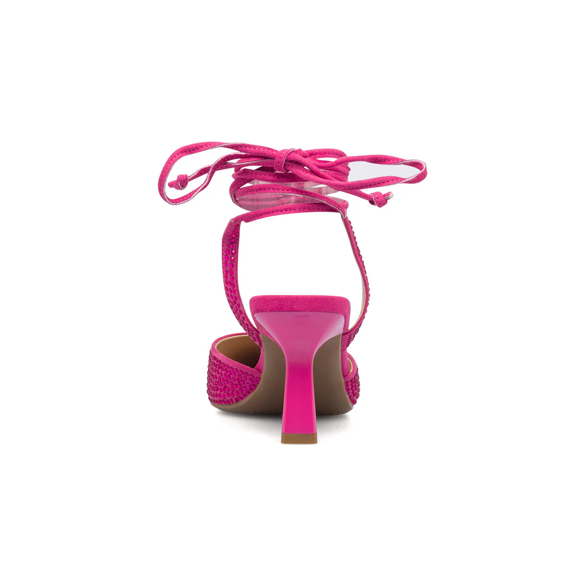 Décolleté gioiello slingback alla schiava fucsia con laccetti alla caviglia Lora Ferres - Image 8