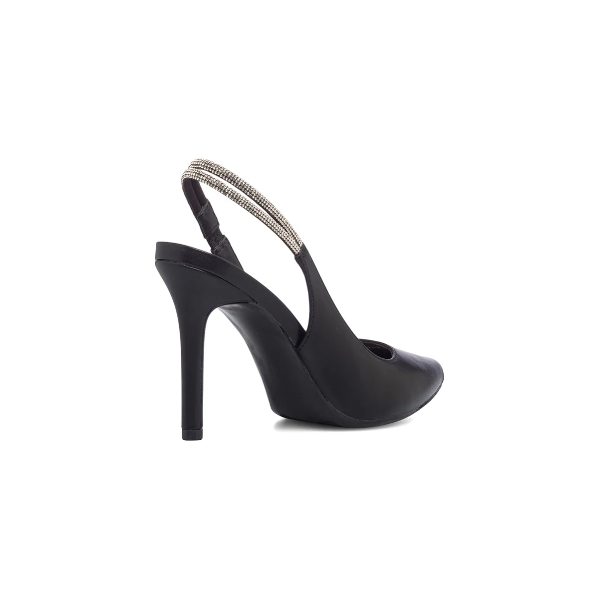 Décolleté gioiello slingback nere con strass Lora Ferres - Image 6