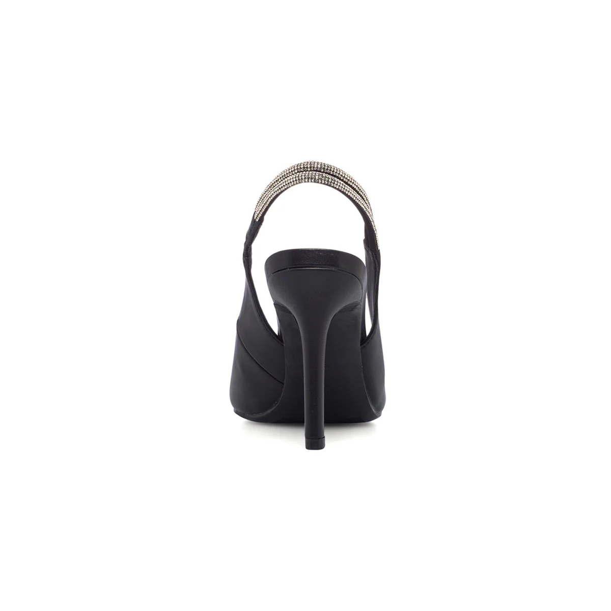Décolleté gioiello slingback nere con strass Lora Ferres - Image 7