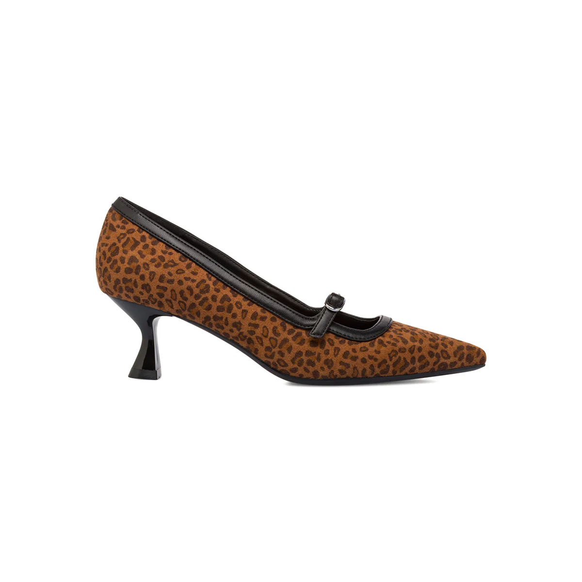 Décolleté leopardate da Donna con cinturino e tacco 5,5 cm Lora Ferres