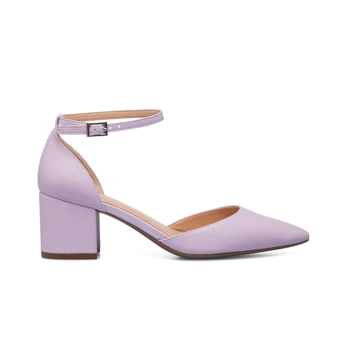 Décolleté lilla con cinturino e tacco 6 cm Lora Ferres - Image 10