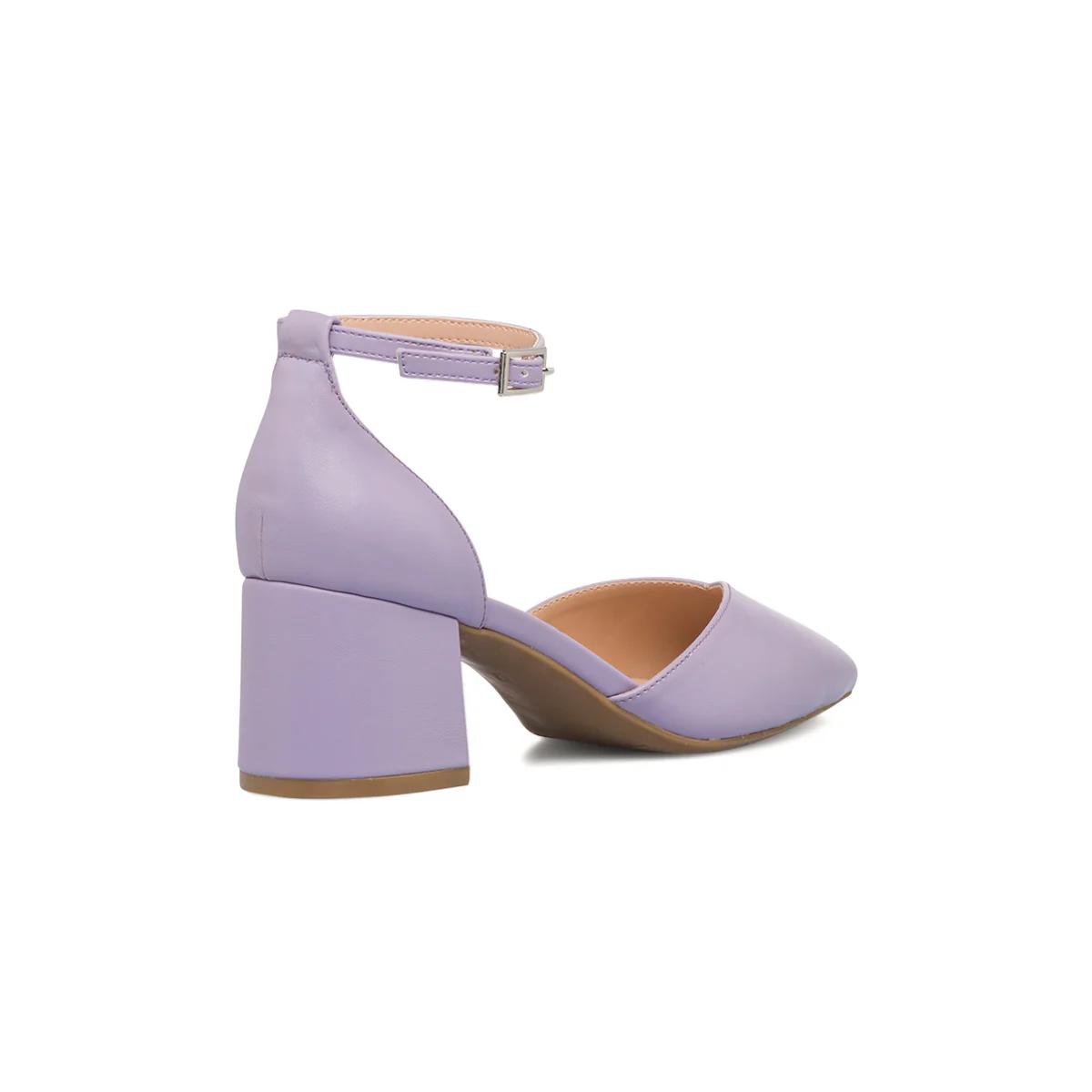Décolleté lilla con tacco a blocco 6 cm Lora Ferres - Image 3