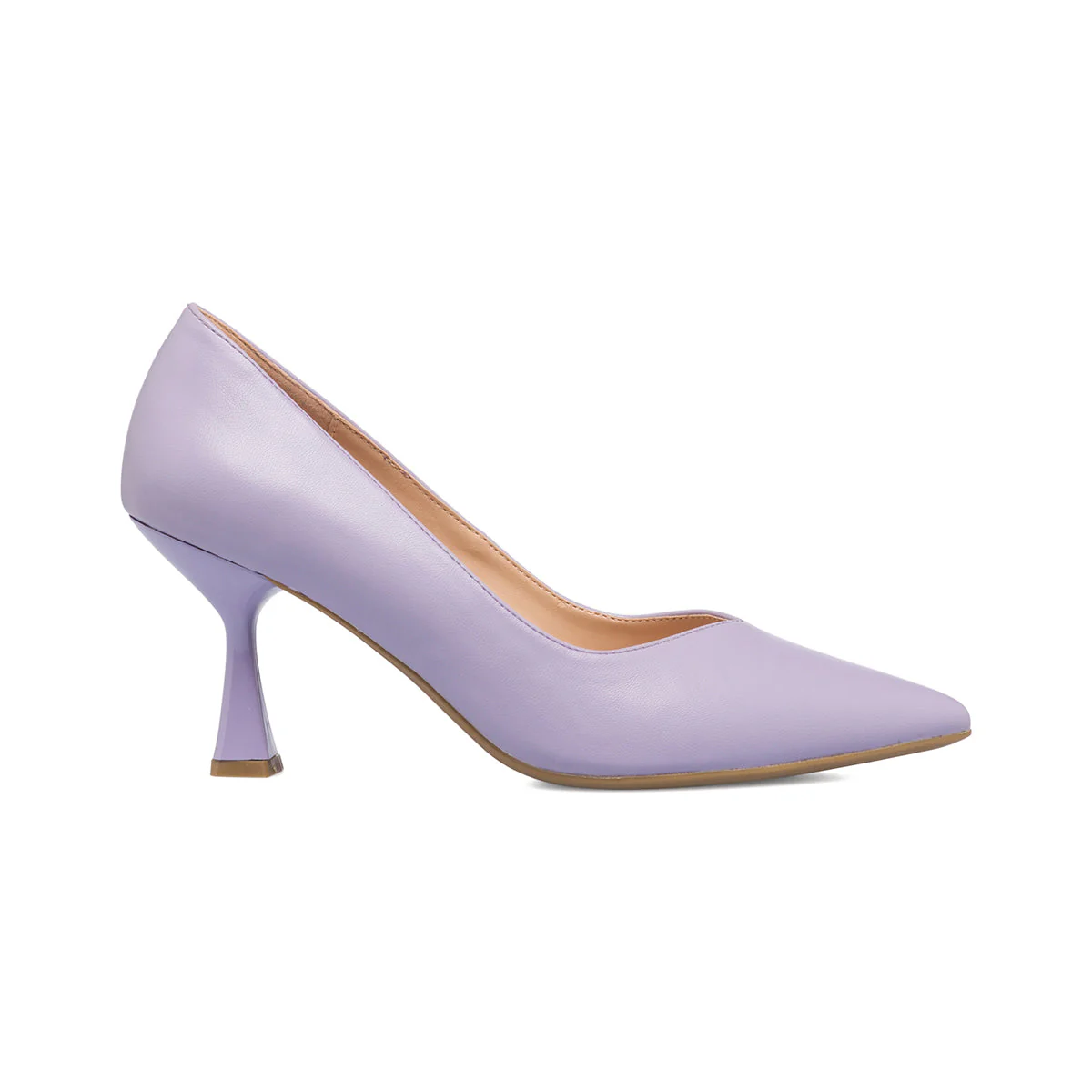 Décolleté lilla con tacco a rocchetto 7 cm Lora Ferres - Image 4