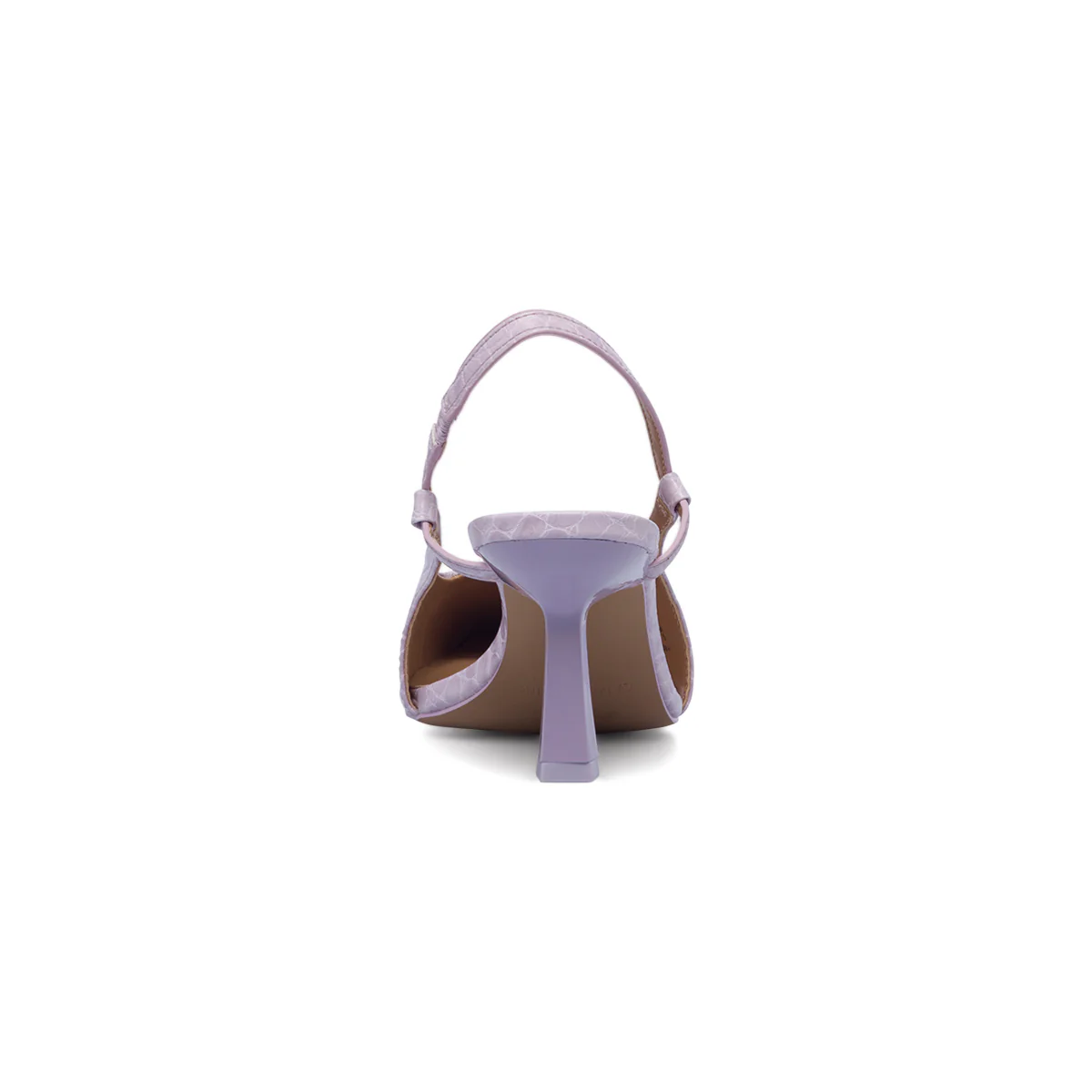 Décolleté lilla effetto cocco in pelle vegana con tacco 7 cm Call It Spring Talondar - Image 4