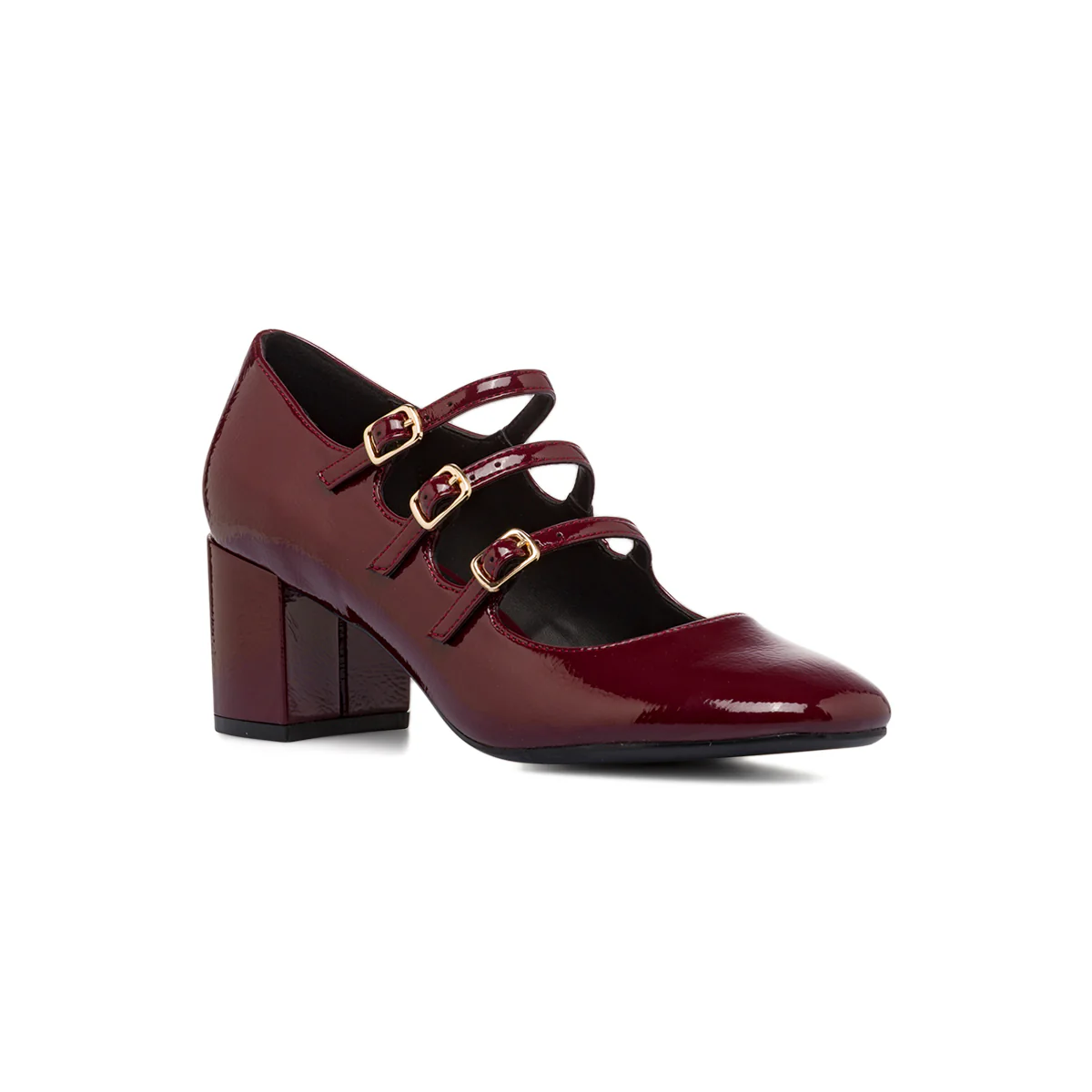 Décolleté Mary Jane bordeaux da Donna con tacco 6 cm Swish Jeans - Image 5