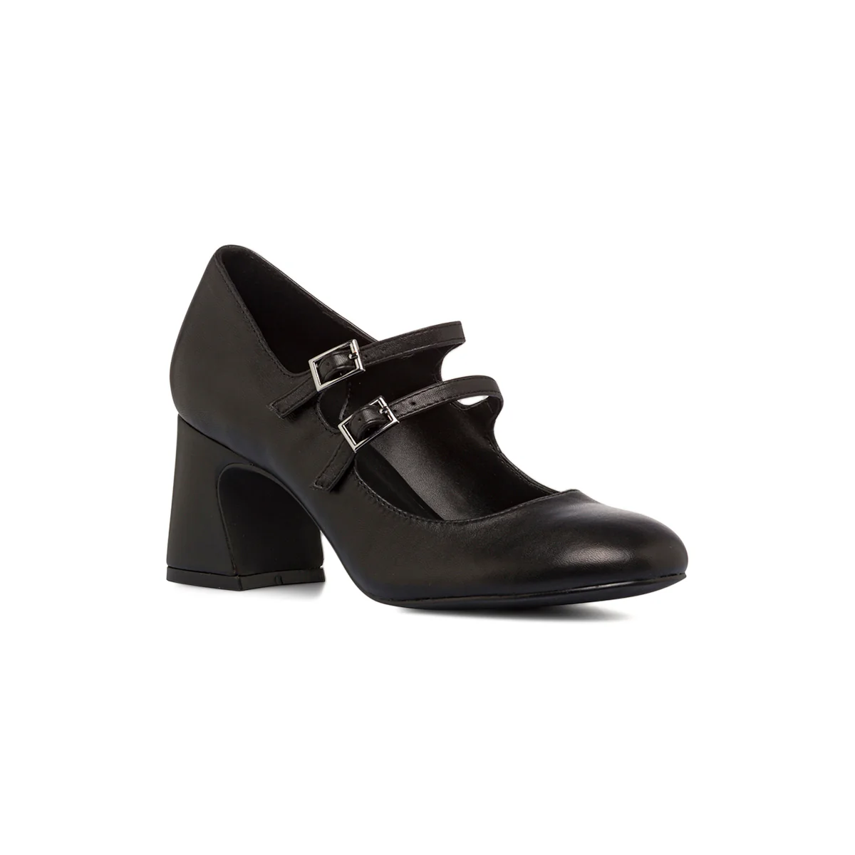 Décolleté Mary Jane nere da Donna in pelle con tacco 6,5 cm Primopiano - Image 2